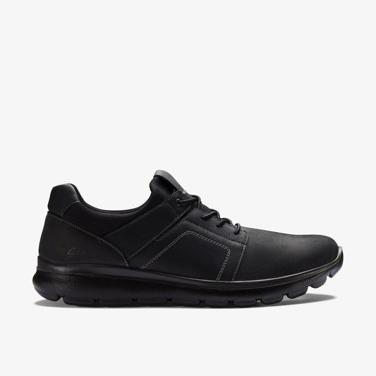 Siena Easy Black Leather Clarks Men