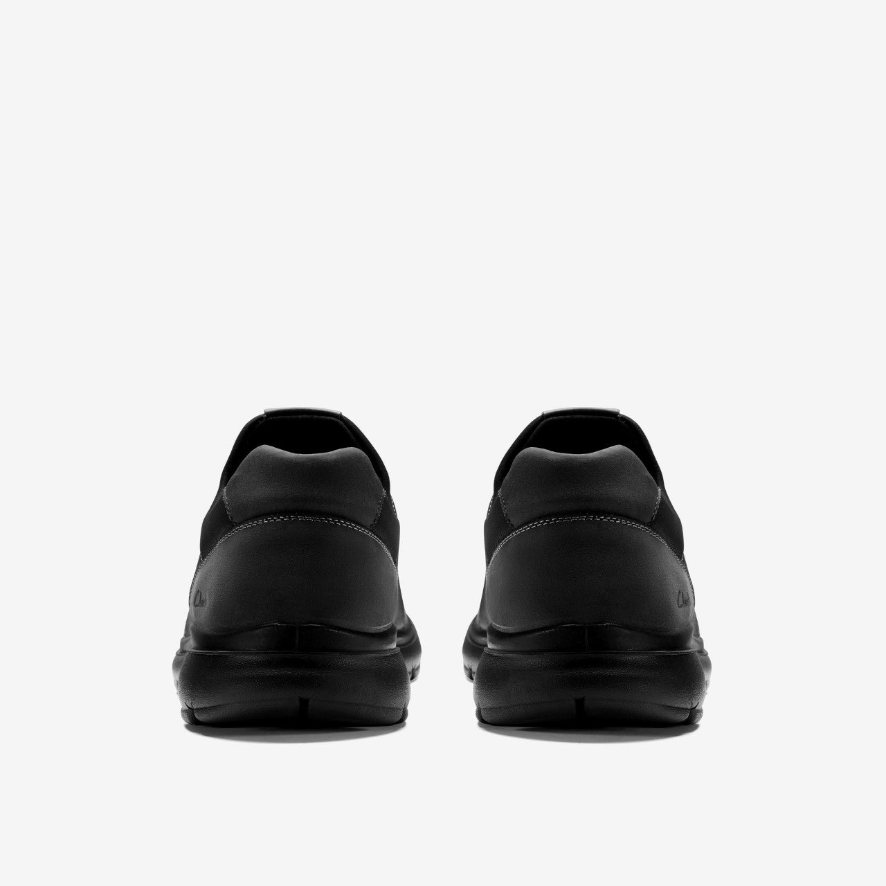 Siena Easy Black Leather Clarks Men