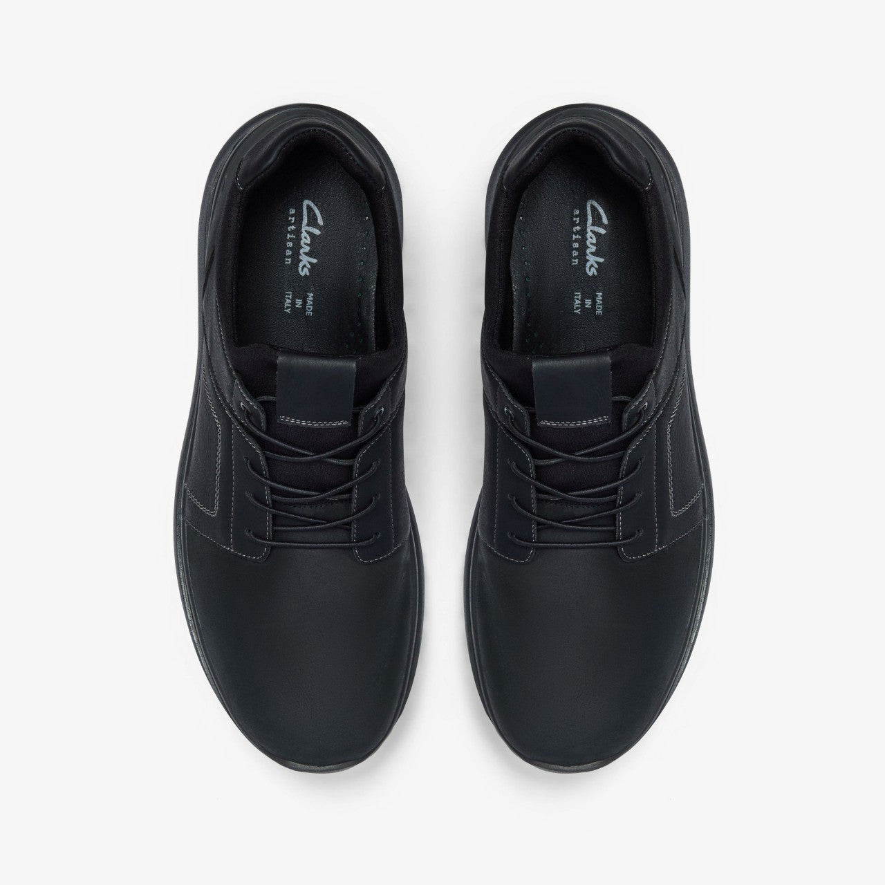 Siena Easy Black Leather Clarks Men