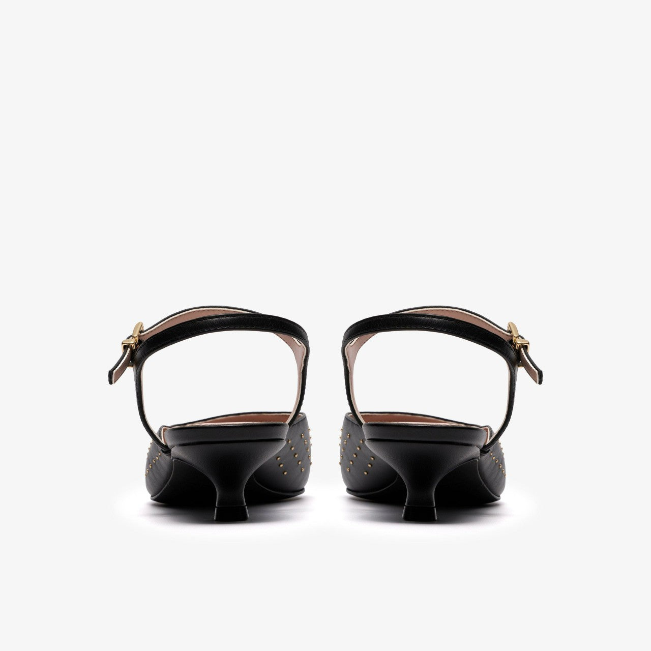 Pisa Stud Black Leather Clarks Women