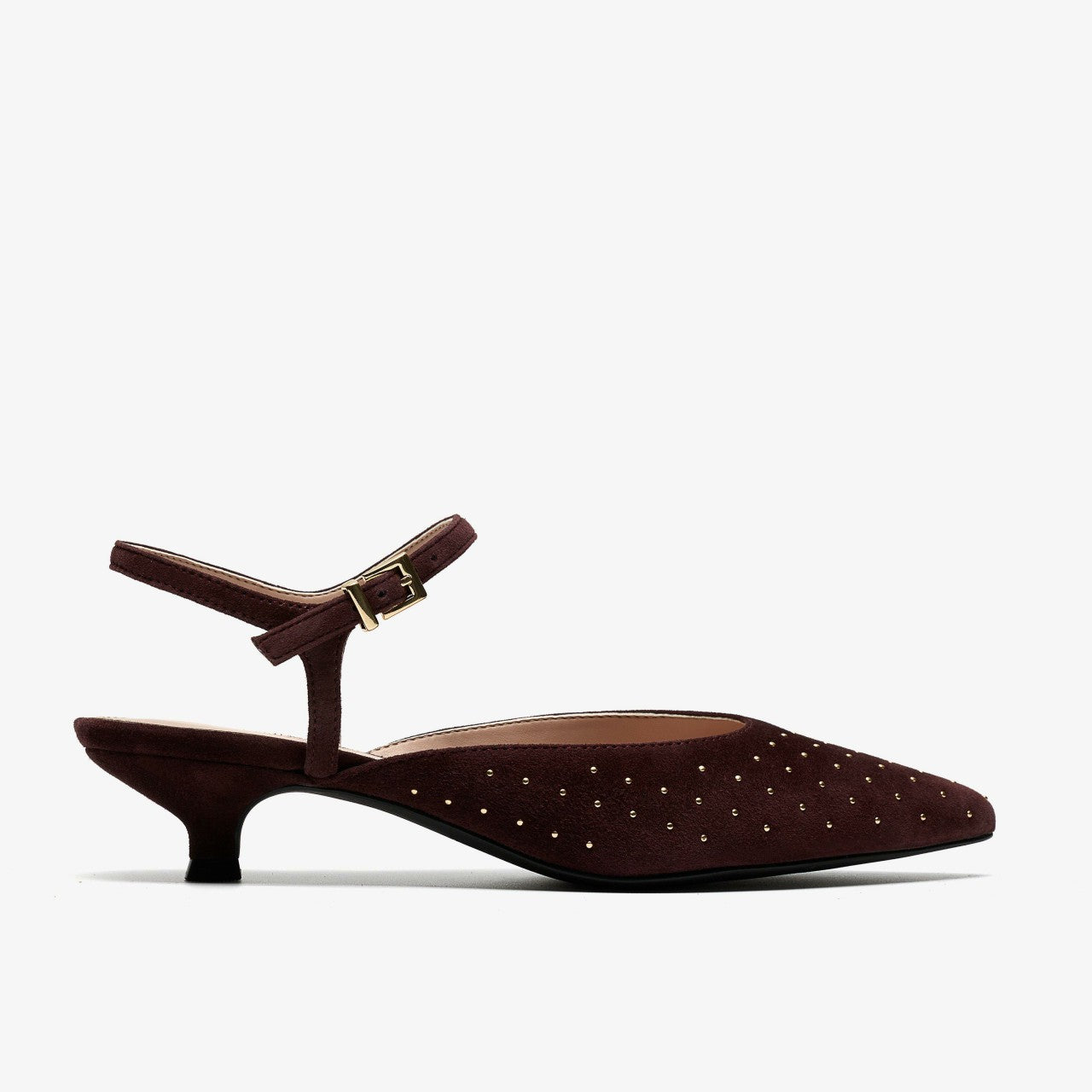 Pisa Stud Brown Suede Clarks Women