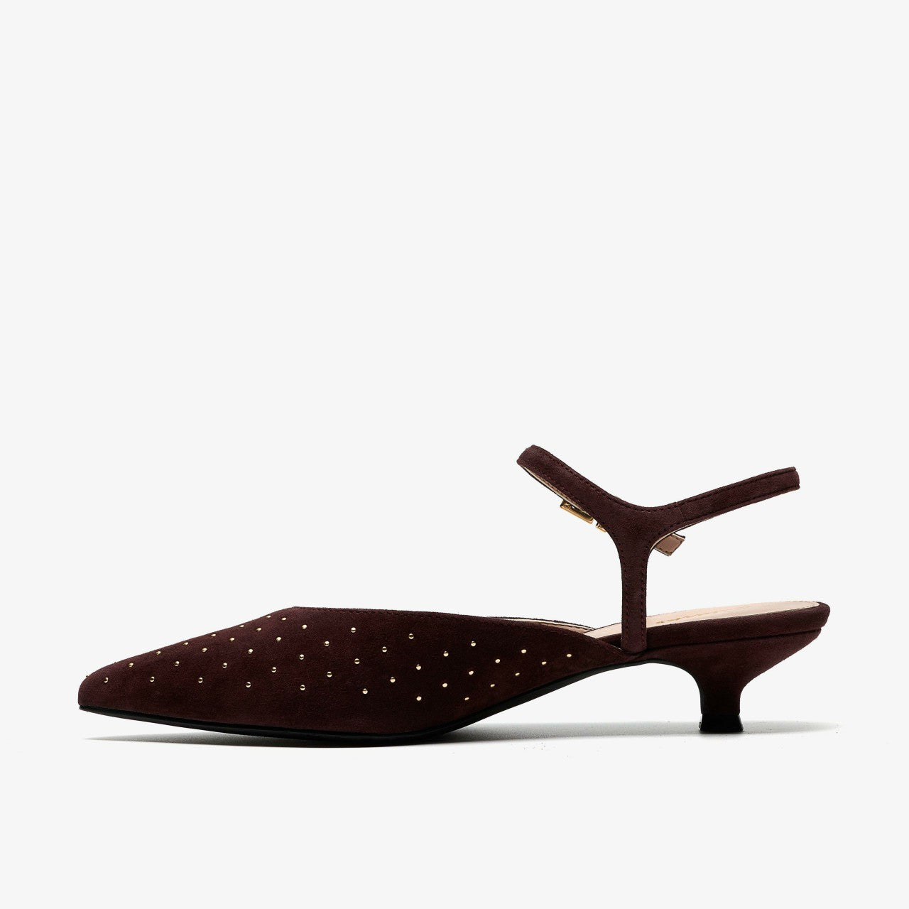 Pisa Stud Brown Suede Clarks Women