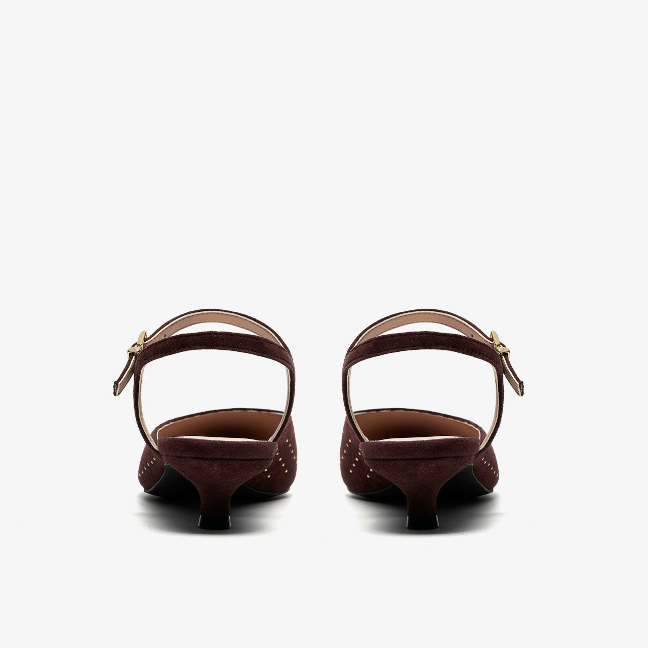 Pisa Stud Brown Suede Clarks Women
