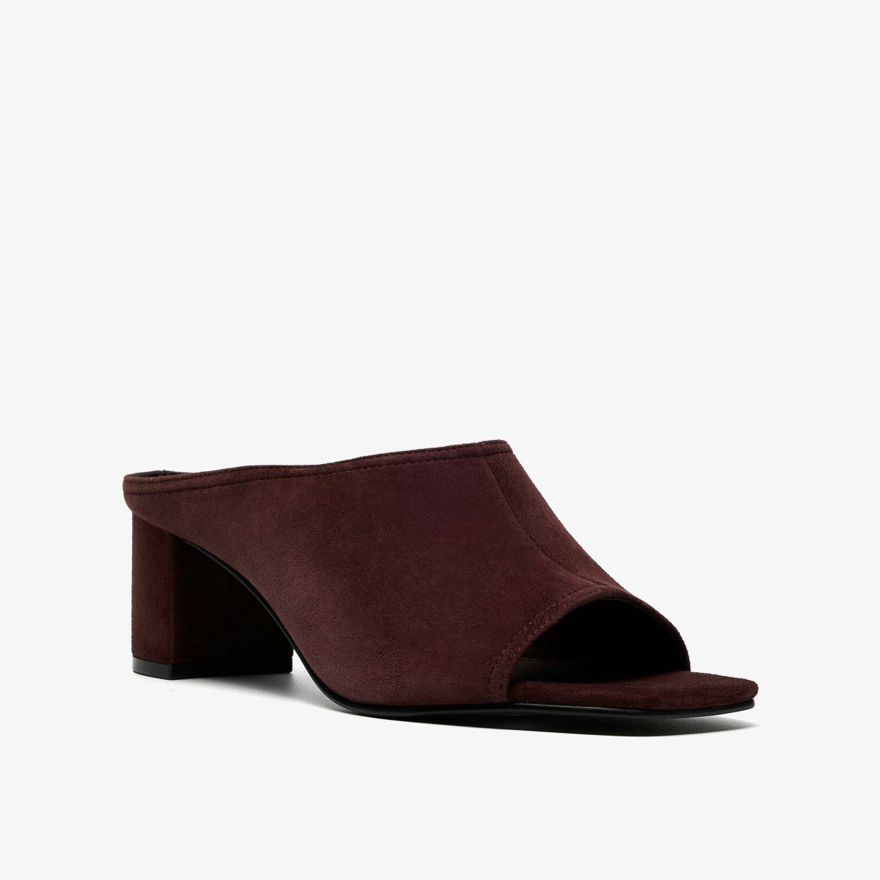 Siray Mule Dark Brown Suede Clarks Women