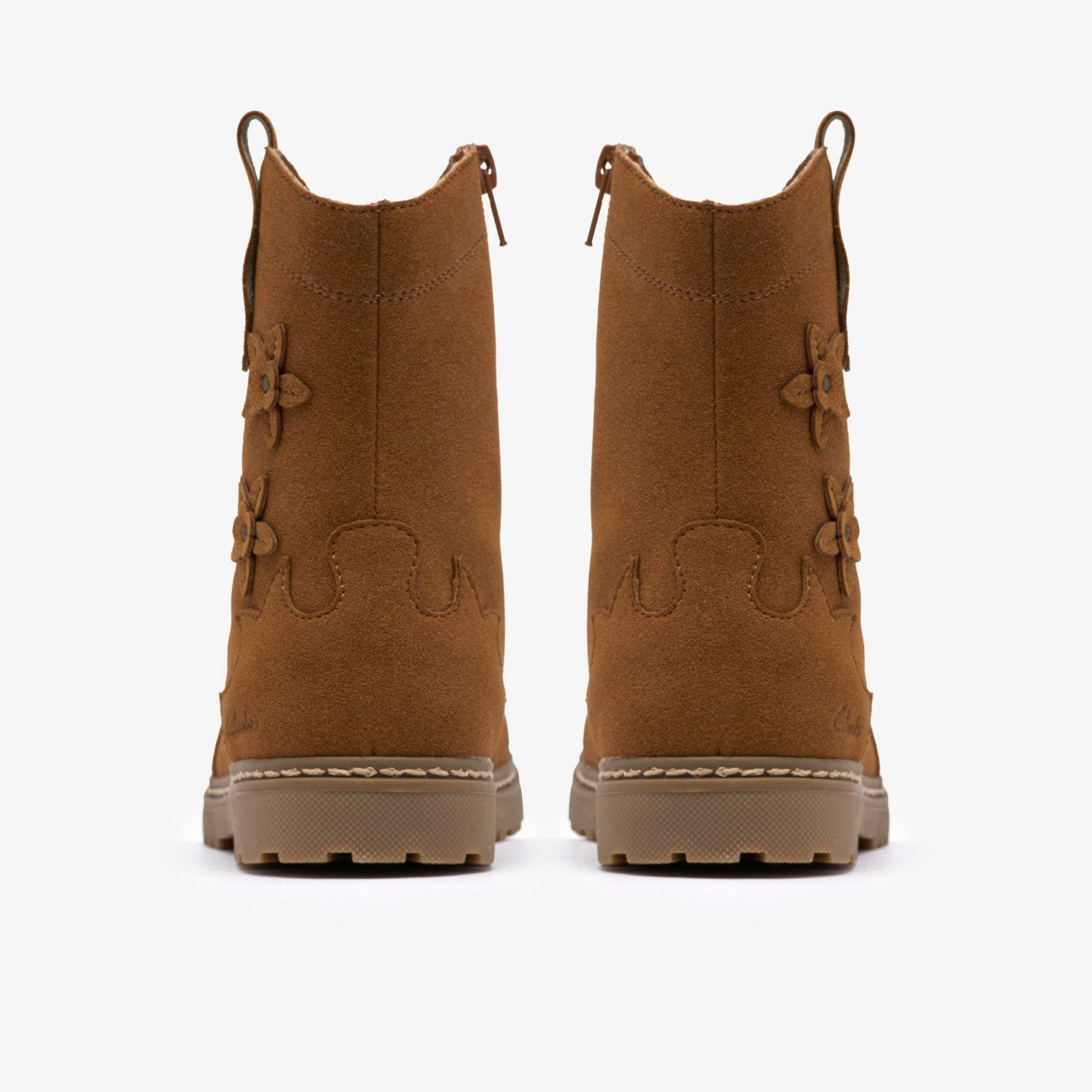 Adelaide Mid Kid Tan Clarks Kids
