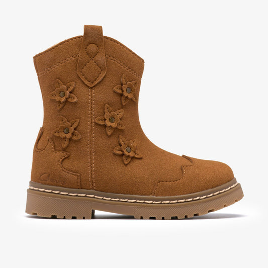 Adelaide Mid Toddler Tan Clarks Kids