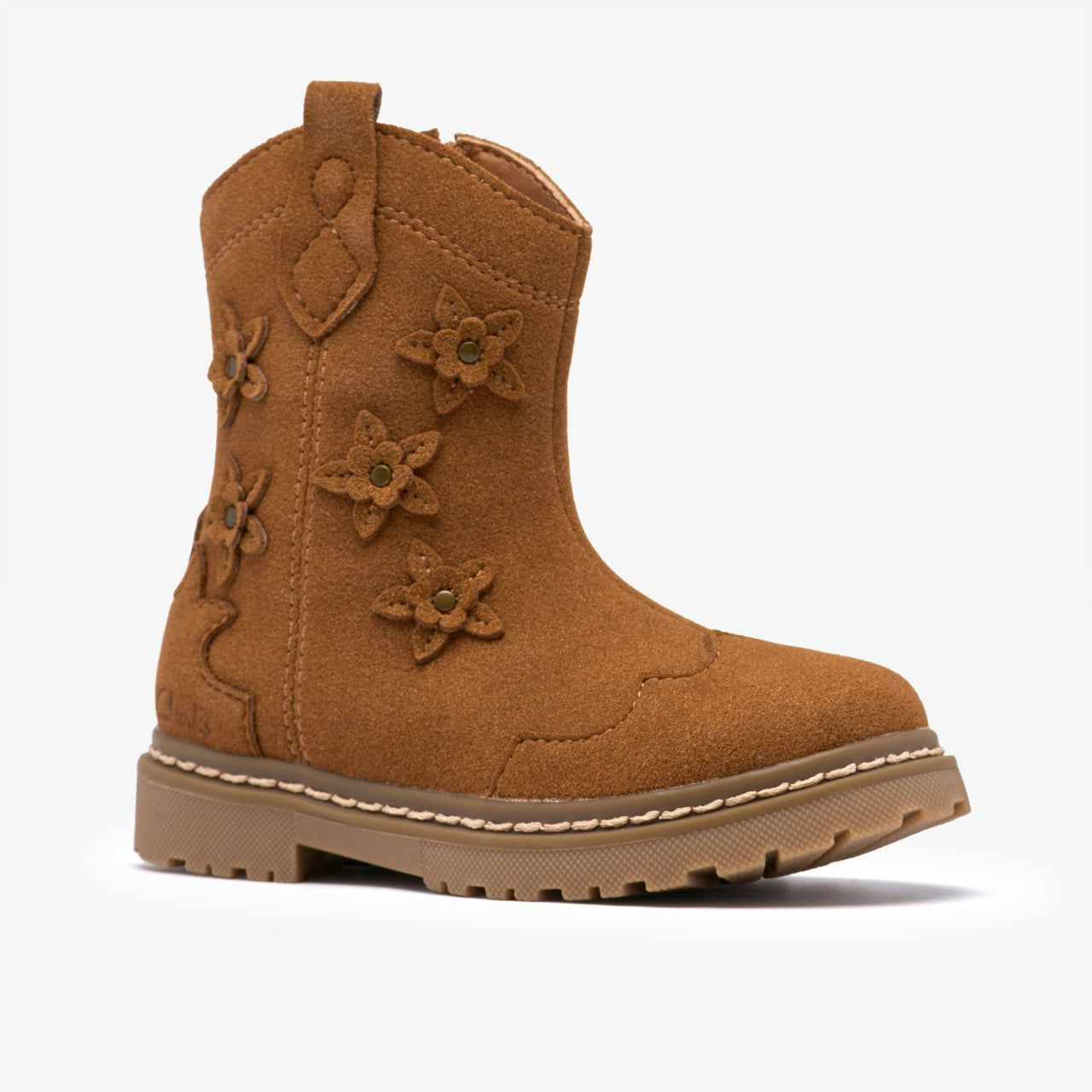 Adelaide Mid Toddler Tan Clarks Kids