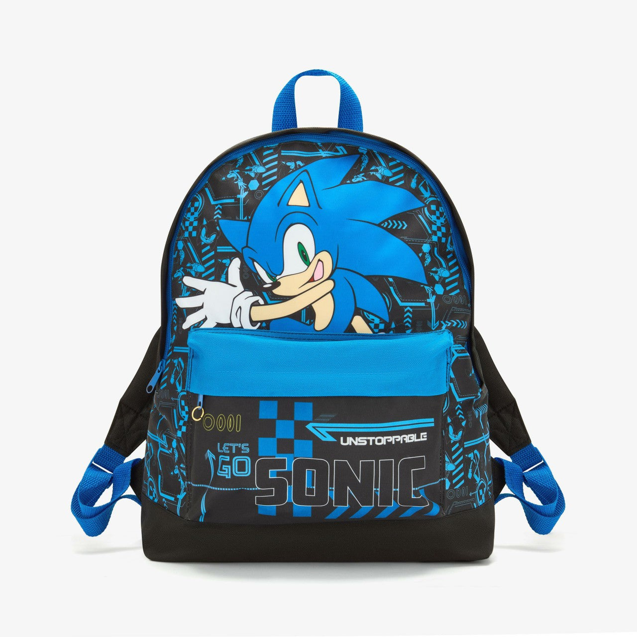 Sonic Play Backpack Black/Blue Clarks Kids