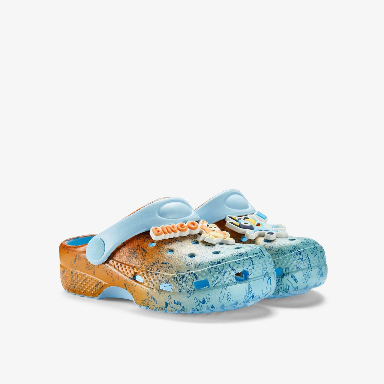 Bluey Fade Clog Kid Blue Combination Clarks Kids