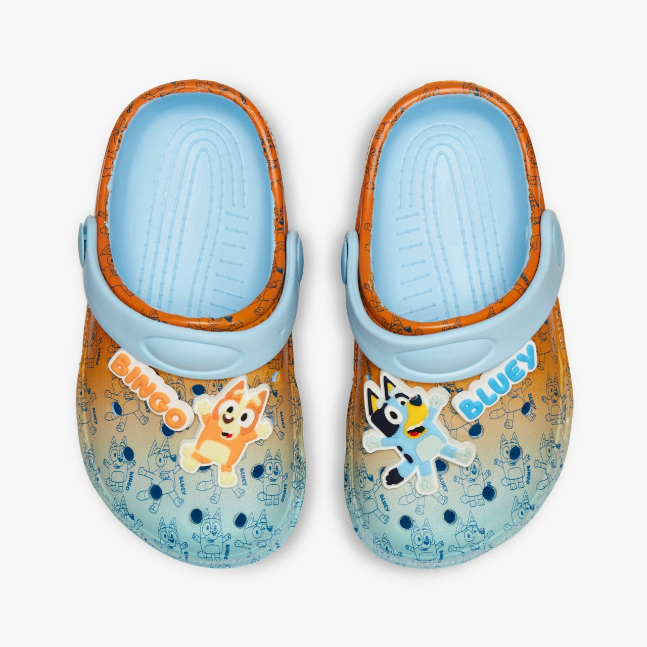 Bluey Fade Clog Kid Blue Combination Clarks Kids