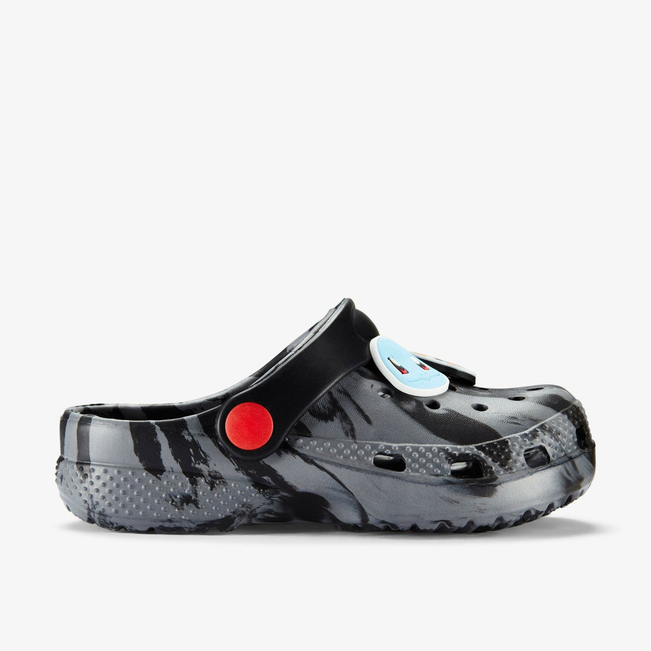 Poke Badge Clog Kid Grey Combination Clarks Kids