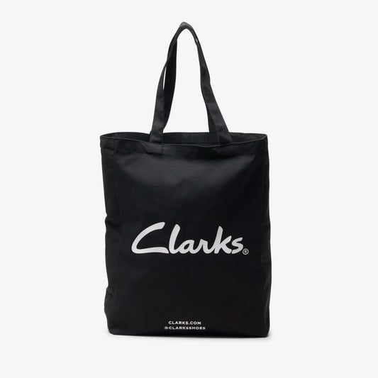 Organic Cotton Tote Bag Black Clarks Women