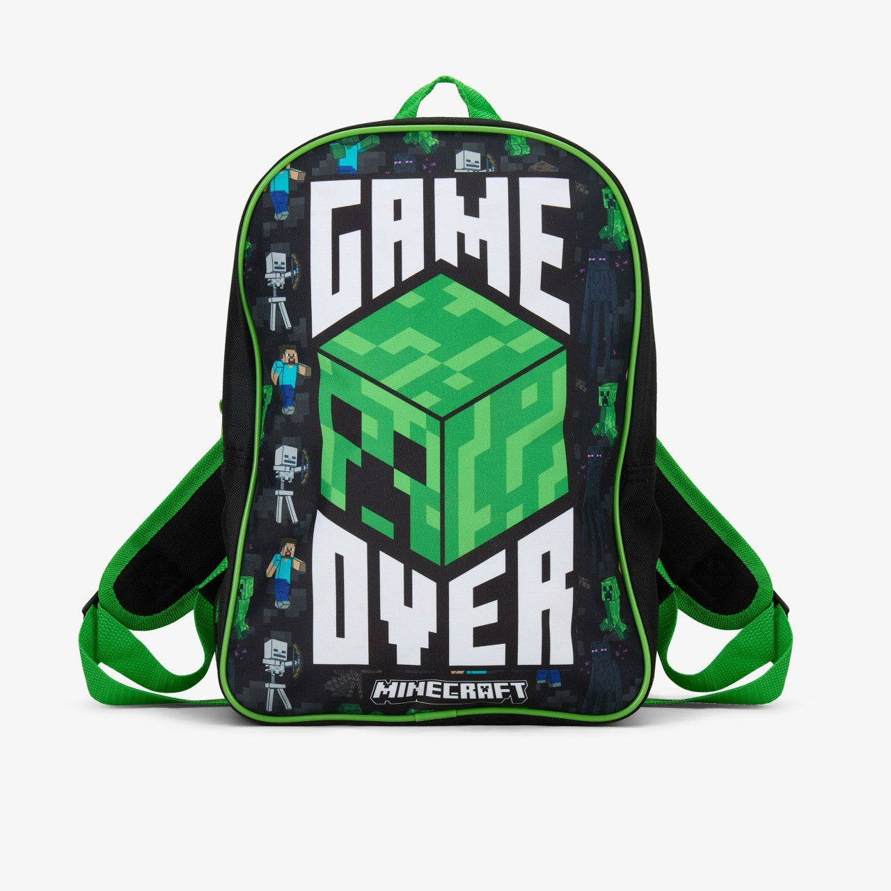 Minecraft GO Backpack Black/Green Clarks Kids