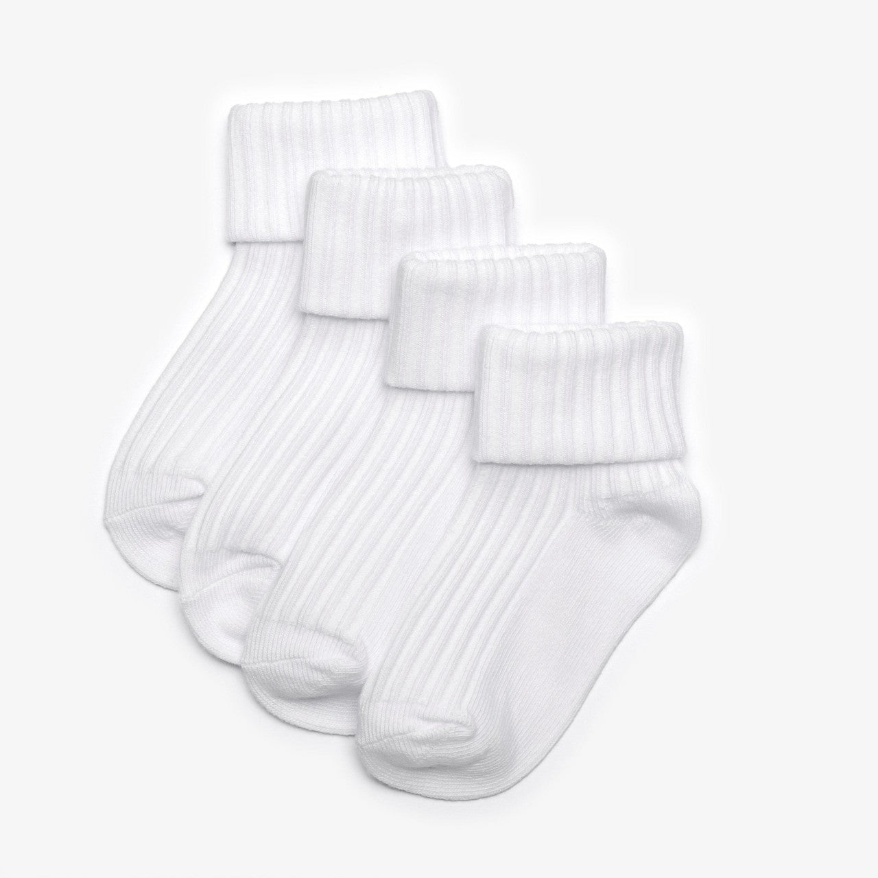 White Socks 4 Pack 6-12 Months White Clarks Kids