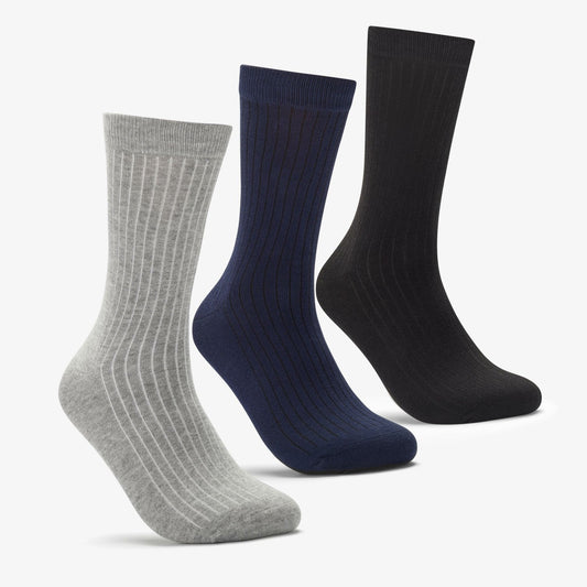 Socks 3 Pack Size 6-11 Mutlicolour Black Multicolour Clarks Men