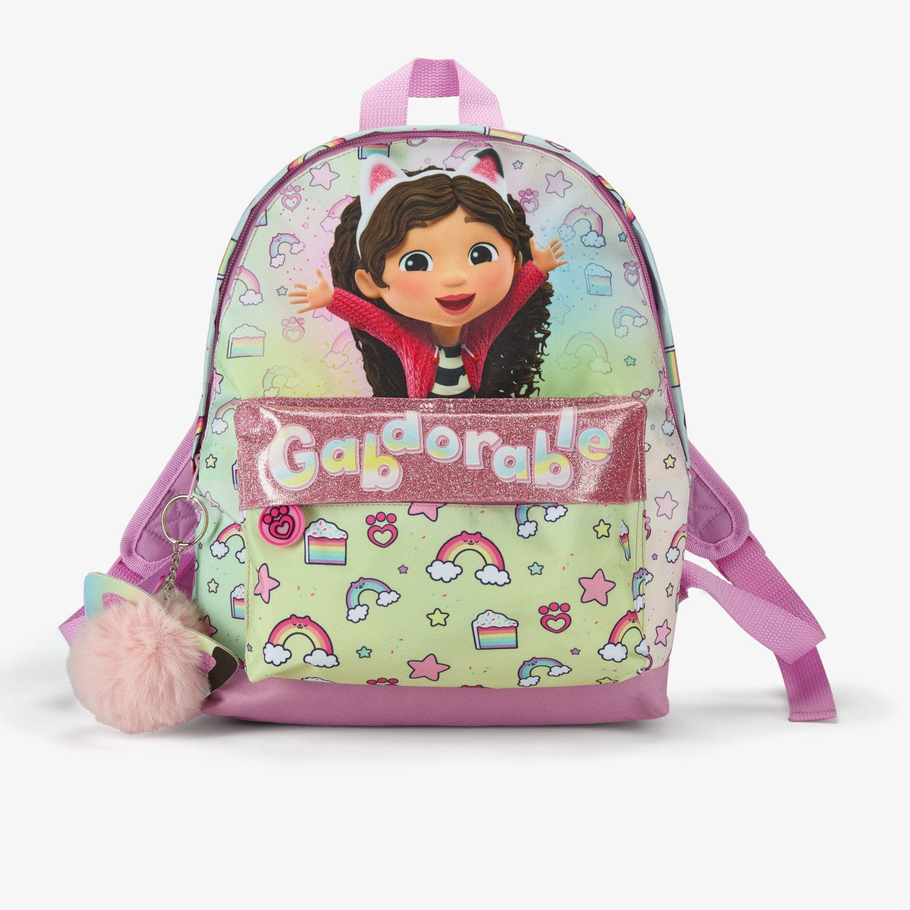 Gabby Rainbow Backpack Pink Combination Clarks Kids