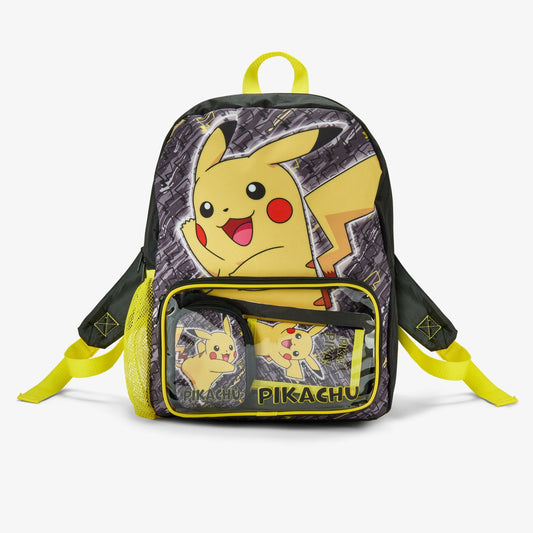 Pokemon Backpack Set Black Combination Clarks Kids